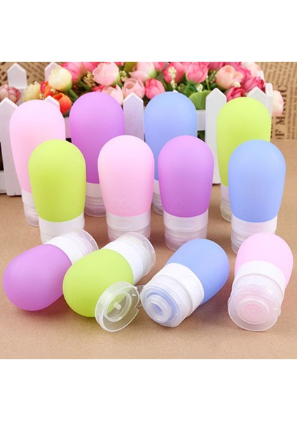 Pembe Tarzı 38ML Taşınabilir Silikon Doldurulabilir Mini Seyahat Şişesi Basın Şişesi Losyon Şampuan Banyo Aksesuarları Için (Yurt Dışından) indirimleri