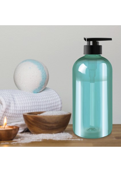 Mavi Set Plus Stili 500 ml Banyo Duş Losyon Jel Şampuan Için Sıvı Sabun Pompalı Biberon Yapıştırıcı Plastik Boş Doldurulabilir Pres Türü (Yurt Dışından) modelleri