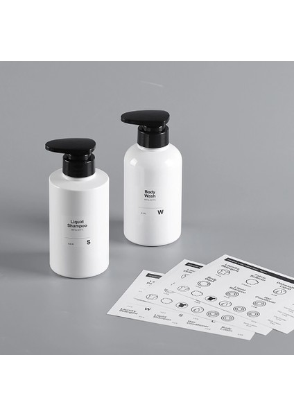 No.1 Tarzı Şampuan Losyon Sabun Dağıtıcısı Kıyafet Çamaşır Odası Mutfak Ev Kullanımı Için Baskılı Etiketler Kendinden Yapışkanlı Şişe Etiketleri (Yurt Dışından) fırsatları