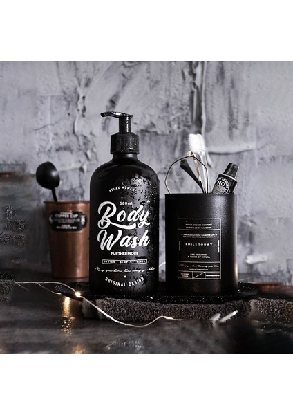 250 Ml'lik Bir Stil Yüksek Mat Siyah Sabunluk Banyo Aksesuarları Cam Şişe El Dezenfektanı Şampuan Sıvı Sabun Organizatörü (Yurt Dışından) indirimleri