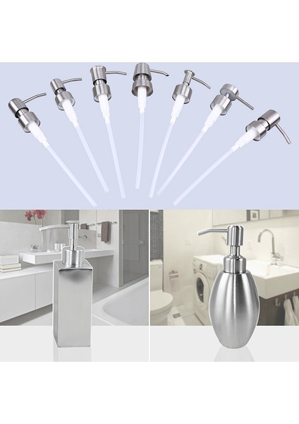 G Tarzı Banyo Sıvı Sabunluk Tuvalet El Değiştirme Losyon Şampuan Yedek Pompası ile Metal Kafa (Yurt Dışından) modelleri