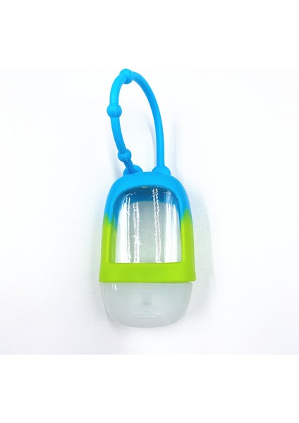 FZP1050BG Stili 30ML Taşınabilir Mini Boş Şişe Seyahat Dolum Şişesi Silikon Koruyucu Kılıf El Dezenfektanı Alt Şişesi (Yurt Dışından)