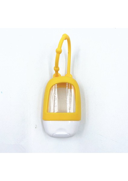 FZP1050Y Stili 30ML Taşınabilir Mini Boş Şişe Seyahat Dolum Şişesi Silikon Koruyucu Kılıf El Dezenfektanı Alt Şişesi (Yurt Dışından)
