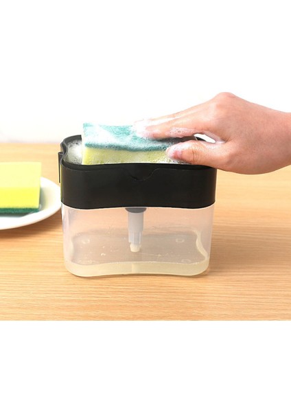 Gri Stil Depolama Kutusu Mutfak Bulaşık Makinesi Sabunluk Sünger Kutusu Tutucu Ev Mutfak Araçları Sabun Pompası Sünger Tutucu (Yurt Dışından) indirimleri