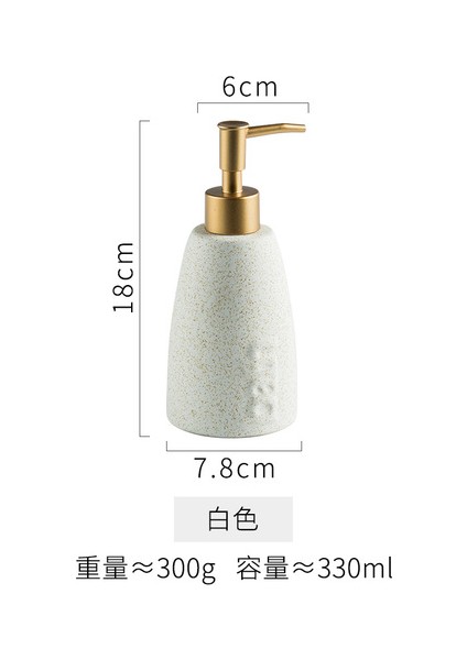 1 Adet Tarzı Nordik Seramik Losyon Şişesi El Dezenfektan Basın Şişesi Banyo Sabunluk Yaratıcı Ev Banyo Dekorasyonu Süsler (Yurt Dışından)