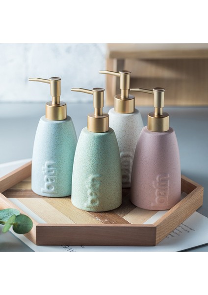 1 Adet Tarzı Nordik Seramik Losyon Şişesi El Dezenfektan Basın Şişesi Banyo Sabunluk Yaratıcı Ev Banyo Dekorasyonu Süsler (Yurt Dışından) modelleri