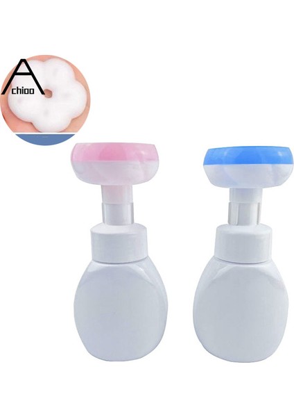 300ML Pembe Stil 250ML Çiçek Sabun Dispenseri Çiçek Şekilli Köpük Pompalı Boş Sıvı Şişe Plastik Şeffaf Şişe Duş Jeli Köpük Pompalı Şişe (Yurt Dışından) fiyatları