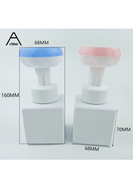 300ML Pembe Stil 250ML Çiçek Sabun Dispenseri Çiçek Şekilli Köpük Pompalı Boş Sıvı Şişe Plastik Şeffaf Şişe Duş Jeli Köpük Pompalı Şişe (Yurt Dışından) indirimleri
