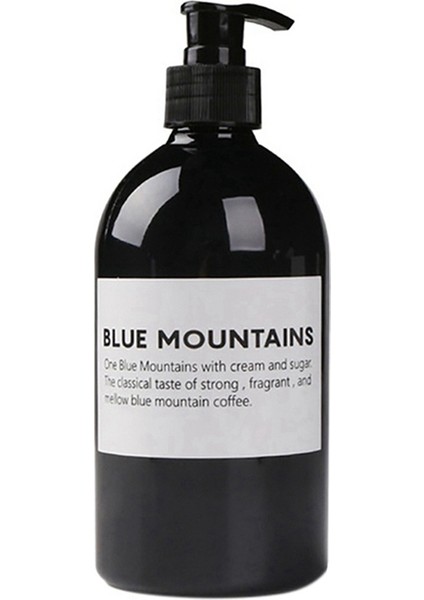 G-500ML Stili 500ML Banyo Duş Jeli Şişeleri Sıvı Sabun Dispenser Şişesi Boş Sıkma Tipi Şampuan Vücut Yıkama Losyon Şişesi Banyo (Yurt Dışından)