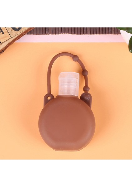 Rbr Stili Sevimli Silikon Mini El Dezenfektanı El Jeli Tutucu Taşınabilir Güvenli Jel Tutucu Seyahat Şampuan Sabun Dağıtıcı Şişe (Yurt Dışından)