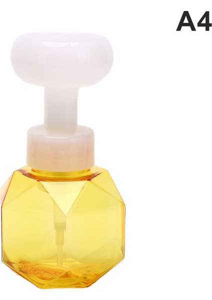 Sarı Stil 300ML 300ML Sıvı Sabun Pompası Çiçek Şekilli Köpük Köpük Şampuan Boş Şişe (Yurt Dışından)