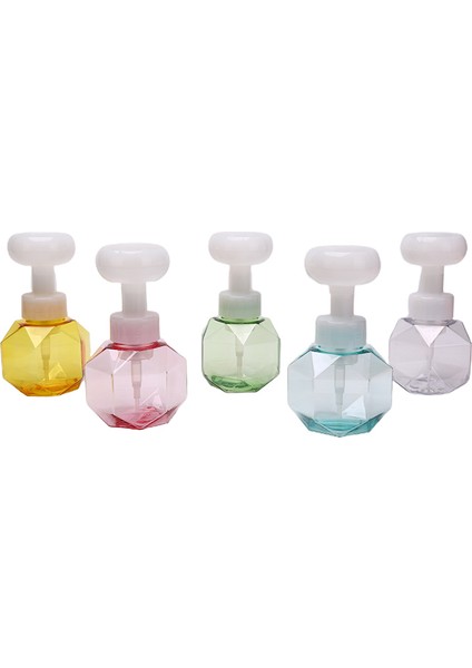 Sarı Stil 300ML 300ML Sıvı Sabun Pompası Çiçek Şekilli Köpük Köpük Şampuan Boş Şişe (Yurt Dışından) modelleri