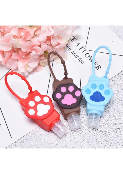 C Stili Komik Silikon Mini El Dezenfektan Tutucu Seyahat Taşınabilir Güvenli Jel Tutucu Askılı Sıvı Sabun Dağıtıcı Kapları (Yurt Dışından) fiyatları