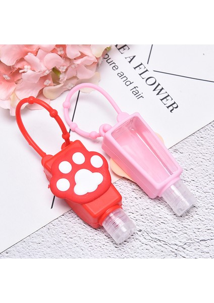 C Stili Komik Silikon Mini El Dezenfektan Tutucu Seyahat Taşınabilir Güvenli Jel Tutucu Askılı Sıvı Sabun Dağıtıcı Kapları (Yurt Dışından) modelleri