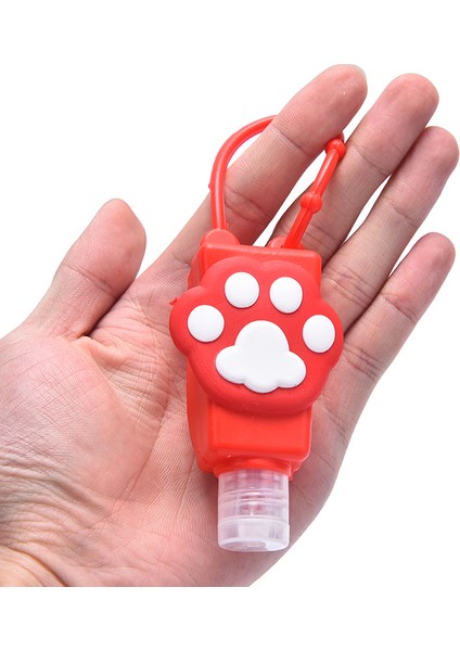 C Stili Komik Silikon Mini El Dezenfektan Tutucu Seyahat Taşınabilir Güvenli Jel Tutucu Askılı Sıvı Sabun Dağıtıcı Kapları (Yurt Dışından) fırsatları