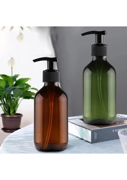 B - Çay Tarzı 500ML Taşınabilir Losyon Şampuan Dispenser Banyo Duş Jel Tutucu Sabun Dispenser Boş Banyo Pompa Doldurulabilir Şişeler (Yurt Dışından)