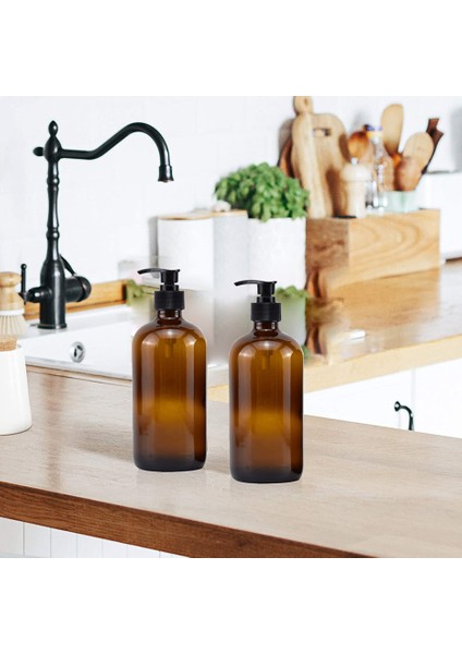 Stili Temizle 250 ml Bulaşık El Sabunu Dispenseri Şişe Mutfak Banyo Şampuan Duş Jeli Cam Dispenseri Sıvı Saklama Kabı ml (Yurt Dışından) modelleri