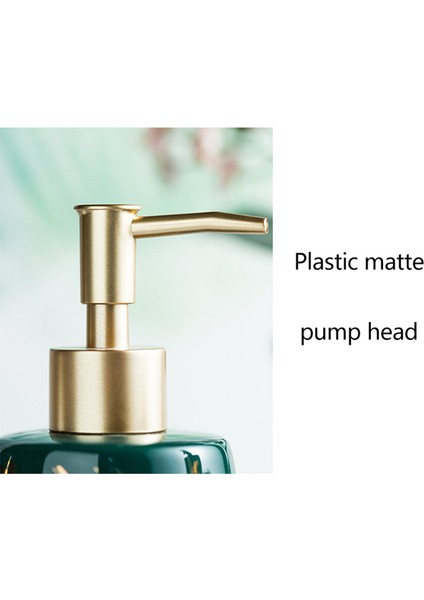 Siyah Stil 350ML Seramik Banyo Sıvı Sabunluk Banyo Aksesuarları El Dezenfektanı Duş Jeli Şampuan Şişesi (Yurt Dışından) indirimleri