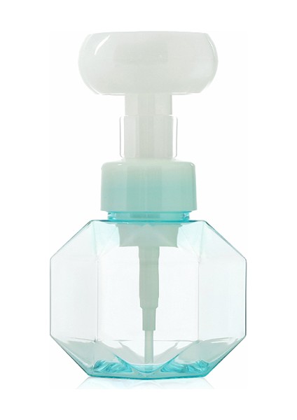 Mavi Stil 300ML Çiçek Sıvı Sabun Dağıtıcısı Damga El Sabunu Pompası Şişe Çiçek Köpük El Sabunu Plastik Şişe Banyo Seyahat Depolama Kavanozu (Yurt Dışından)