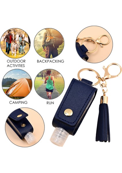 H Tarzı Taşınabilir Sabunluk Şampuan Kapları El Dezenfektanı Tutucu Anahtarlık Şişe Kapaklı Açık Hava Saklama Için (Yurt Dışından) indirimleri