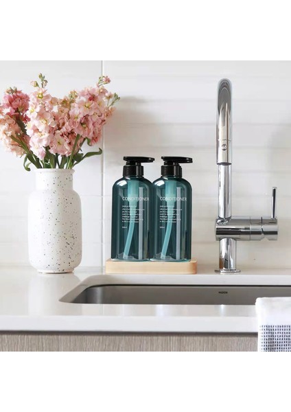 3 Adet Mavi Stil 300ML 3 Parça Sıvı Sabunluk Şişe Seti El Dezenfektanı Şampuan Vücut Yıkama Duş Jeli Şişesi Açık Seyahat 300ML (Yurt Dışından) fırsatları