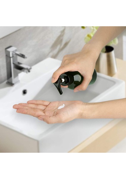 Beyaz Stil 500ML Pet Sıvı Sabun Şişeleri Doldurulabilir Lotion Dispenser Şişe Mutfak ve Banyo Şampuan Durulama Kondisyoner Konteyner (Yurt Dışından) fırsatları