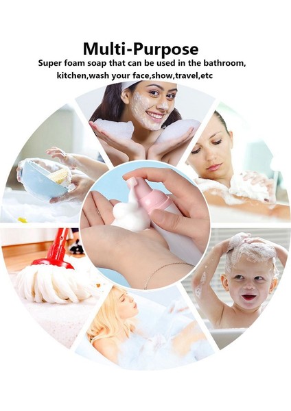 -4-50ML Tarzı Plastik Doldurulabilir Şişeler Sıvı Dağıtıcı Köpüren Şişe Sabun Köpüğü Boş Şampuan Losyon Köpük Şişeleme (Yurt Dışından) indirimleri