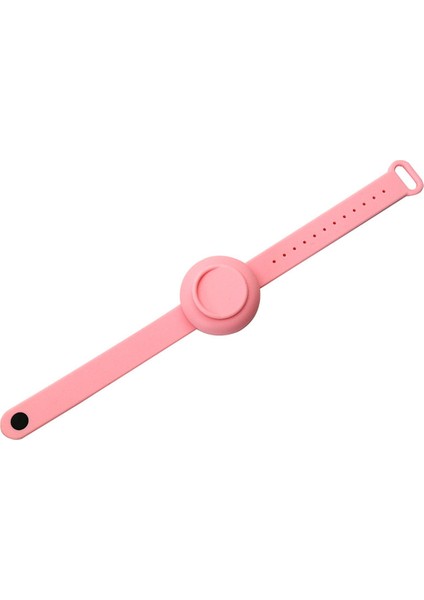 Pembe Tarzı Dezenfektan Bileklik Pompalı El Dezenfektanı Dağıtıcı Bileziği (Yurt Dışından)