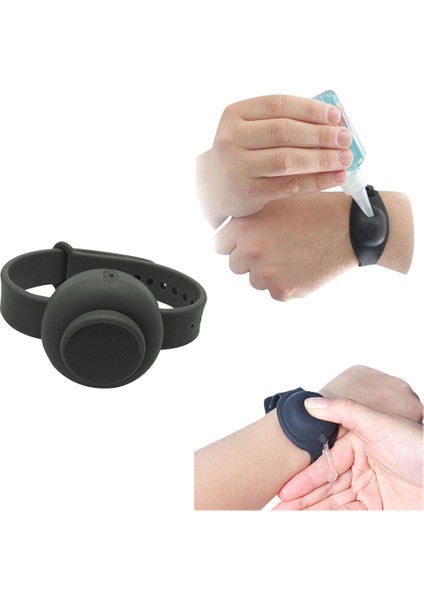 Pembe Tarzı Dezenfektan Bileklik Pompalı El Dezenfektanı Dağıtıcı Bileziği (Yurt Dışından) modelleri