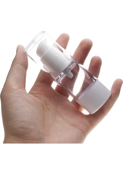 Losyon Şişesi Stili 30ML 15ML 30ML 50ML 80ML 100ML Plastik Vakum Püskürtme&pompa Losyon Dolum Şişesi Seyahat Edilebilir Dolum Kabı Boş Havasız Kasa (Yurt Dışından) indirimleri