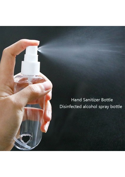 50ML Sprey Tarzı Yeni Dezenfektan Alkol Sprey Şişesi Şeffaf El Dezenfektanı Şişesi Boş Şişe Losyon Taşınabilir Kanca Anahtarlık Alt Şişe (Yurt Dışından) modelleri
