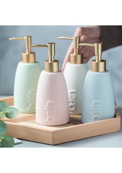 Kırmızı Stil Nordik Seramik Losyon Şişesi El Dezenfektan Basın Şişesi Banyo Sabunluk Yaratıcı Ev Banyo Dekorasyonu Süsler (Yurt Dışından) fiyatları