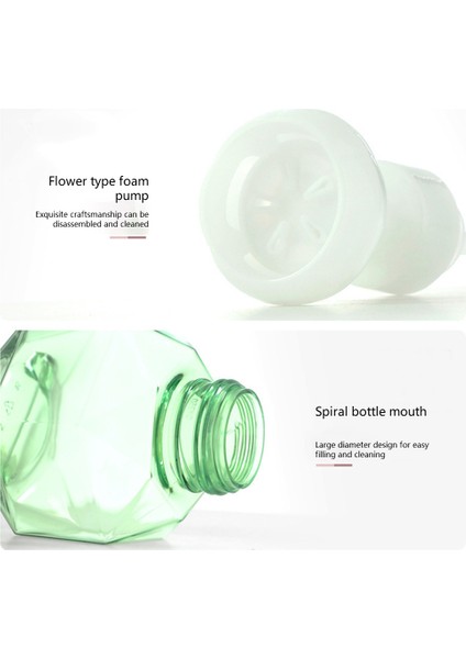 Sarı Stil 300ML Çiçek Damgası Sabun Pompası Sıvı Sabun Pompası Sabun Köpüğü Çiçek Boş Plastik Şişe Duş Jeli Köpük Pompası Şişesi (Yurt Dışından) indirimleri