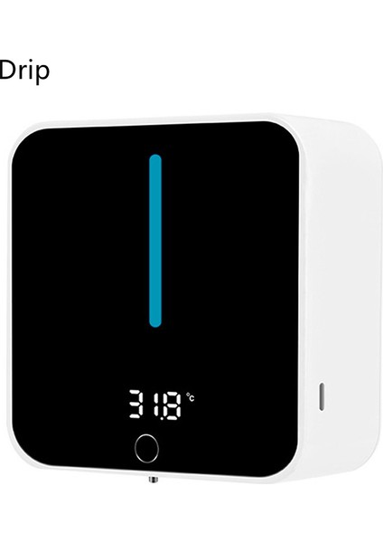 Damla Tarzı Duvar Montajlı Banyo Yıkama Makinesi LED Sabunluk Otomatik Sensör Ir Termometre Non- Sabunluk (Yurt Dışından)
