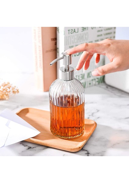 400 ml Stil 400ML Sıvı Sabun Duş Jeli Şampuan Dispenser Dolum Şişesi Basın Şişe Cam Boş Pompa Şişe Losyon Kapları (Yurt Dışından) fırsatları