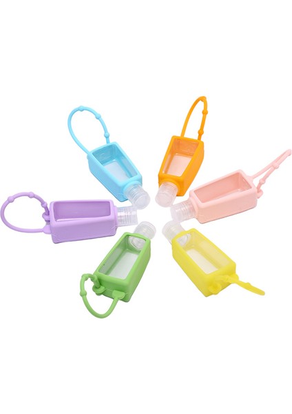 Turuncu Tarzı 30ML Silikon Güvenli Jel Mini El Tutucu Şişe Olmadan Seyahat Taşınabilir Dezenfektan Tek Kullanımlık Temizlenmeyen Ayrılabilir Kılıf (Yurt Dışından) modelleri