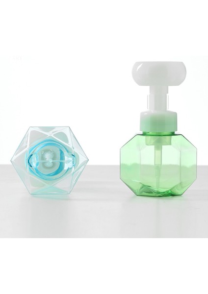 Mavi Stil 300ML Çiçek Sıvı Sabun Dağıtıcısı Damga El Sabunu Pompası Şişe Çiçek Köpük El Sabunu Plastik Şişe Banyo Seyahat Depolama Kavanozu (Yurt Dışından) fırsatları