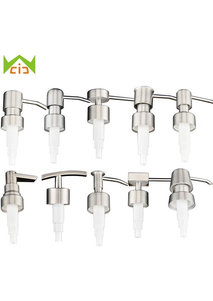 E Stili Banyo Sıvı Sabunluk Tuvalet El Değiştirme Losyon Şampuan Yedek Pompası ile Metal Kafa (Yurt Dışından) indirimleri