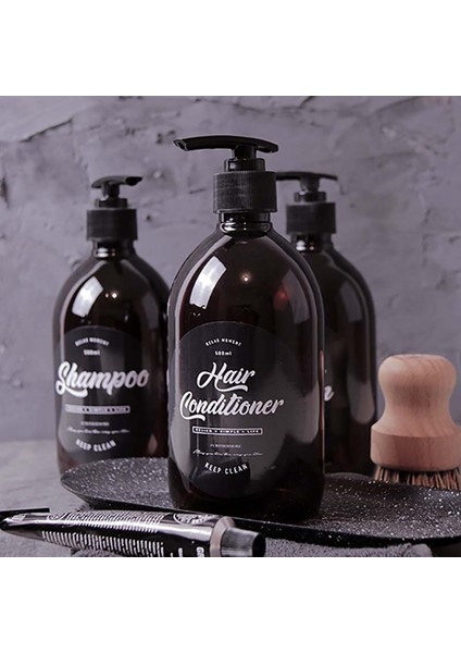 Vücut Yıkama Stili 1 Adet Kuzey Avrupa Tarzı Banyo Duş Aksesuarları Şampuan Krem Şişeleri Kahverengi Basın Dispenser Çok (Yurt Dışından) fiyatları