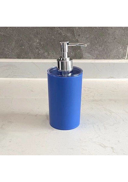 Mavi Stil 320ML Plastik Sıvı Sabun Pompaları Banyo Için Beyaz Siyah Şişe Banyo Aksesuarları Losyon Saklama Şişesi (Yurt Dışından)