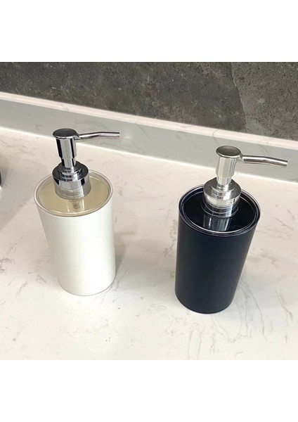 Mavi Stil 320ML Plastik Sıvı Sabun Pompaları Banyo Için Beyaz Siyah Şişe Banyo Aksesuarları Losyon Saklama Şişesi (Yurt Dışından) modelleri