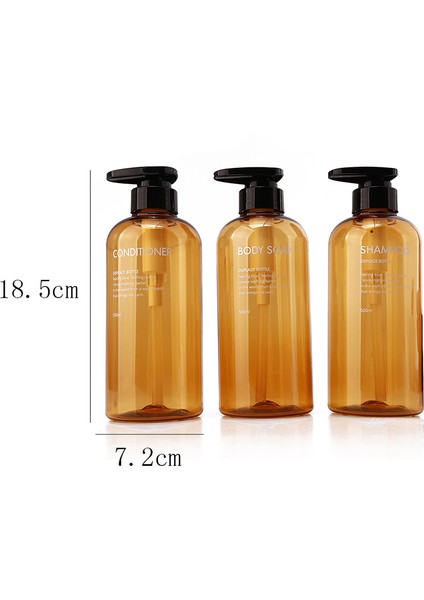 Kahverengi Tarzı 500ML Sabunluk Şişesi Banyo Şampuan Köpük Pompası Şişesi Büyük Kapasiteli Basın Tipi Losyon Duş Jeli Sabun Şişesi (Yurt Dışından) modelleri