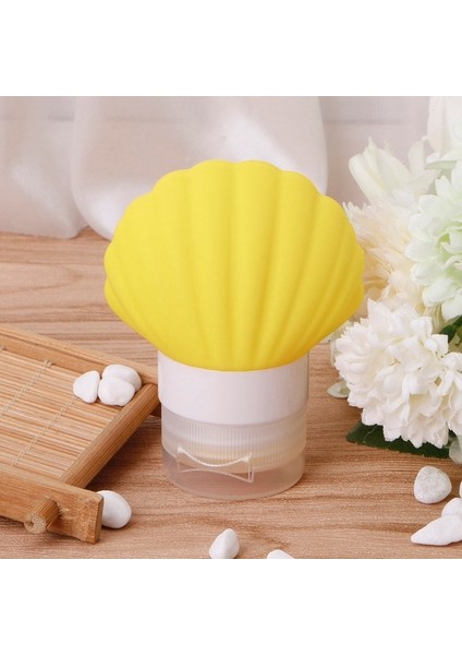 Sarı Stil 90ML ml Şişe Silikon Kozmetik Şişe Şampuan Depolama Şişeleri Yumuşak Taşınabilir Konçalar Vial Nokta Şişe Seyahat Için (Yurt Dışından)