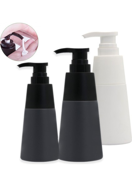 Beyaz Stil 200ML Şampuan Duş Jeli El Sabunu Banyo Aksesuarları Için Doldurulabilir Konik Pres Sıvı Sabun Seyahat Alt Şişe (Yurt Dışından) fiyatları