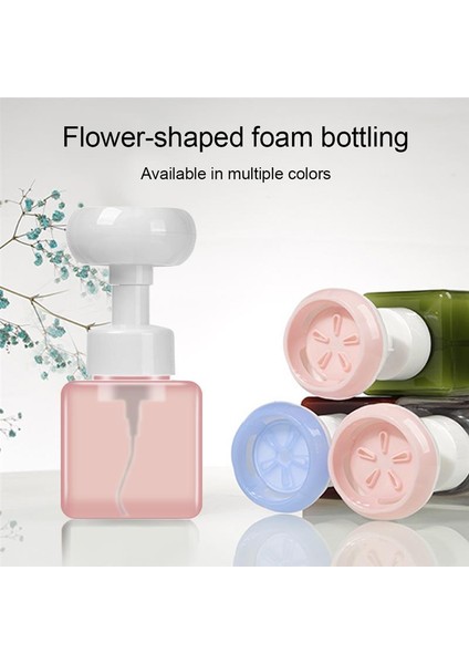 250ML-I Tarzı ml Sabun Şişesi Köpük Losyon Doldurulabilir Şampuan Kozmetik Boş Çiçek Pompa Başlı Sabun Boş Şişe (Yurt Dışından) modelleri