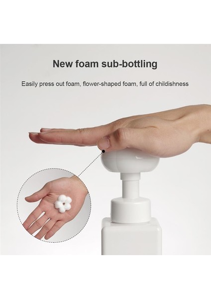 250ML-I Tarzı ml Sabun Şişesi Köpük Losyon Doldurulabilir Şampuan Kozmetik Boş Çiçek Pompa Başlı Sabun Boş Şişe (Yurt Dışından) fırsatları