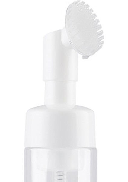 Mavi Stil 200ML Sabun Köpüren Şişe Yüz Temizleyici Köpük Yapıcı Şişe ile Silikon Temizleme Fırçası Taşınabilir Yüz Yıkama Köpük Şişeleri (Yurt Dışından) modelleri