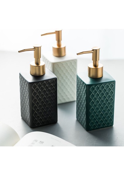Sarı Stil Seramik Banyo Losyon Şişesi El Dezenfektanı Losyon Basma Şişesi Banyo Ev Dekorasyonu Sabunluk Banyo Aksesuarları (Yurt Dışından) modelleri