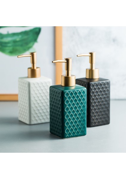 Sarı Stil Seramik Banyo Losyon Şişesi El Dezenfektanı Losyon Basma Şişesi Banyo Ev Dekorasyonu Sabunluk Banyo Aksesuarları (Yurt Dışından) fırsatları