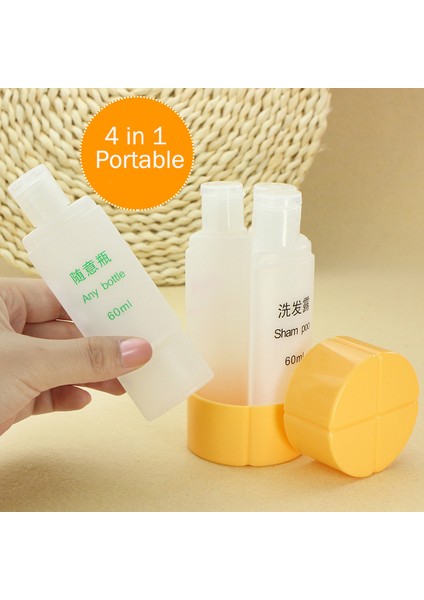 3'ü 1 Arada Pembe Stil Şampuan Losyon El Kremi Nemlendirici Için Yeniden Kullanılabilir Boş Seyahat Şişesi Dispenser (Yurt Dışından) modelleri